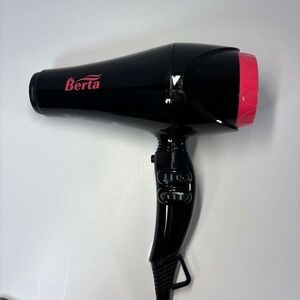 BERTA 1875W Negative lons Hair Blow Dryer with 2 Speed and 3 Heat Setting WORKS
